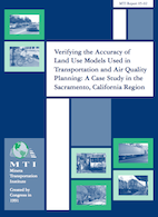 Verifying the Accuracy of Land Use Models Used in Transportation and Air Quality Planning: A Case Study in the Sacramento, CA Region
