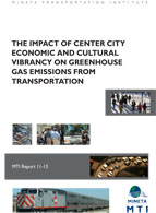 The Impact of Center City Economic and Cultural Vibrancy on Greenhouse Gas Emissions from Transportation