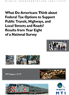 What Do Americans Think About Federal Tax Options to Support Public Transit, Highways, and Local Streets and Roads? Results from Year Eight of a National Survey