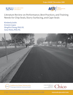 Literature Review on Performance, Best Practices, and Training Needs for Chip Seals, Slurry Surfacing, and Cape Seal