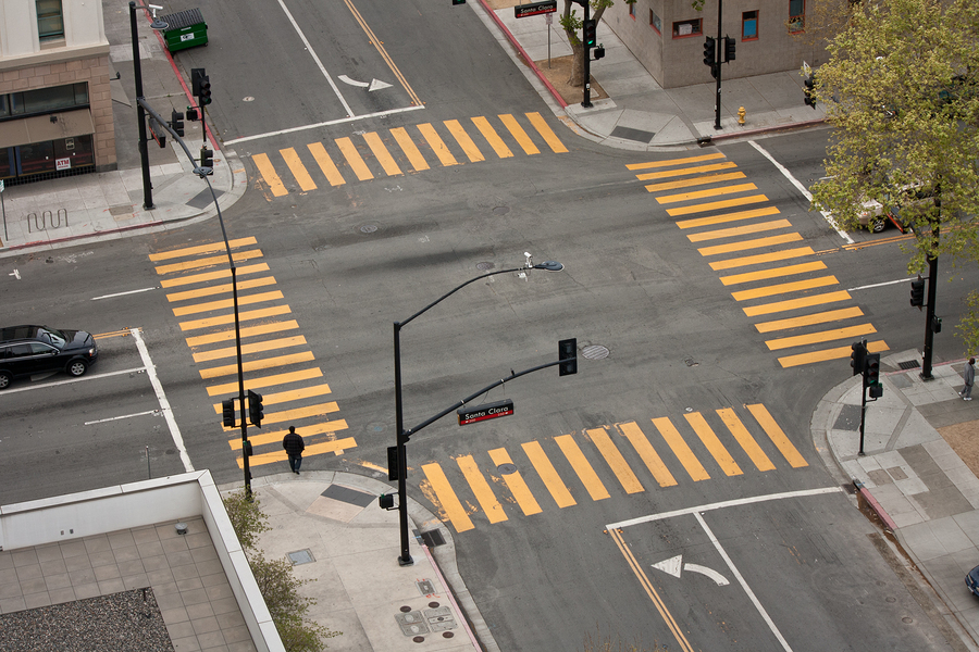 Road Traffic when Walking