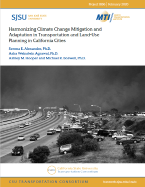 Harmonizing Climate Change Mitigation and Adaptation in Transportation and Land-Use Planning in California Cities