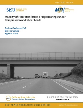 Stability of Fiber-Reinforced Bridge Bearings under Compression and Shear Loads