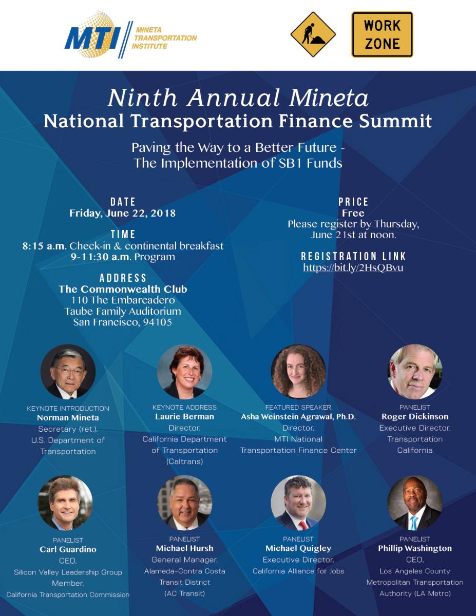 9th Annual Mineta National Transportation Policy Summit