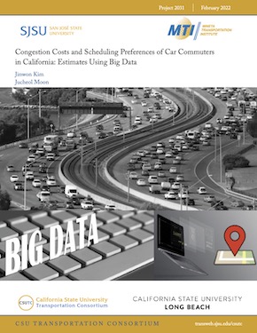 Congestion Costs and Scheduling Preferences of Car Commuters in California: Estimates Using Big Data