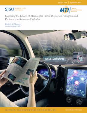 Exploring the Effects of Meaningful Tactile Display on Perception and Preference in Automated Vehicles