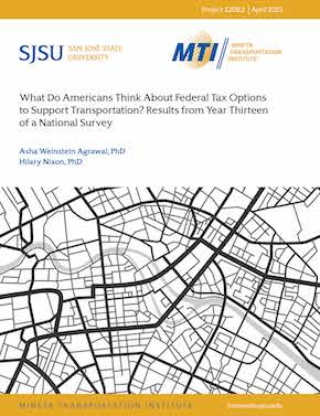 What Do Americans Think About Federal Tax Options to Support Transportation? Results from Year Thirteen of a National Survey