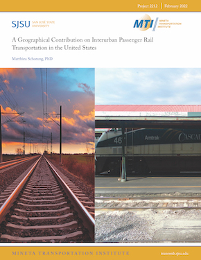 A Geographical Contribution on Interurban Passenger Rail Transportation in the United States 