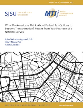 What Do Americans Think About Federal Tax Options to Support Transportation? Results from Year Fourteen of a National Survey (Full Report)