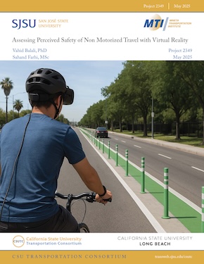 Assessing Perceived Safety of Non Motorized Travel with Virtual Reality