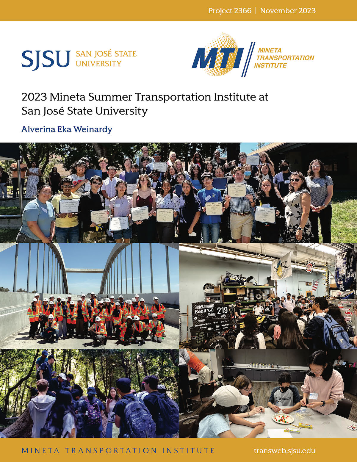 2023 Summer Transportation Institute at San José State