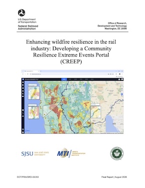 Enhancing wildfire resilience in the rail industry: Developing a Community Resilience Extreme Events Portal (CREEP)