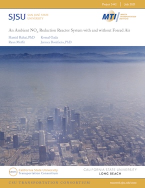 An Ambient NOx Reduction Reactor System with and without Forced Air