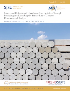 Strategized Reduction of Greenhouse Gas Emissions Through Predicting and Extending the Service Life of Concrete Pavements and Bridges