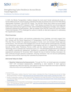 Strengthening Cyber Resilience Across Illinois Transit Agencies