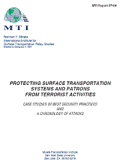 Protecting Surface Transportation Systems and Patrons from Terrorist Activities