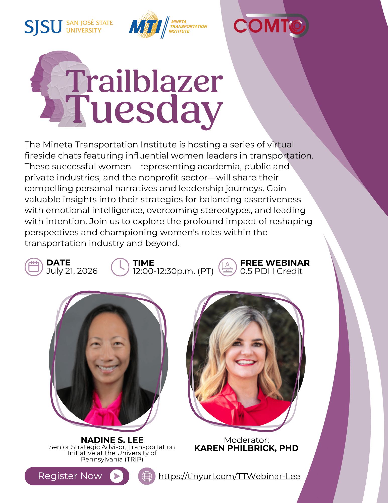 Trailblazer Tuesday Webinar - Nadine S. Lee