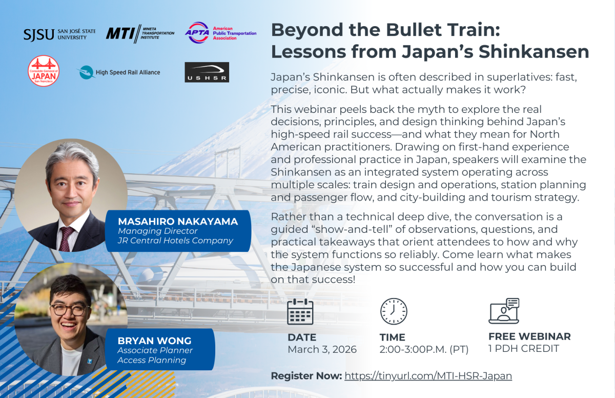 15th Annual Mineta National Transportation Policy Summit