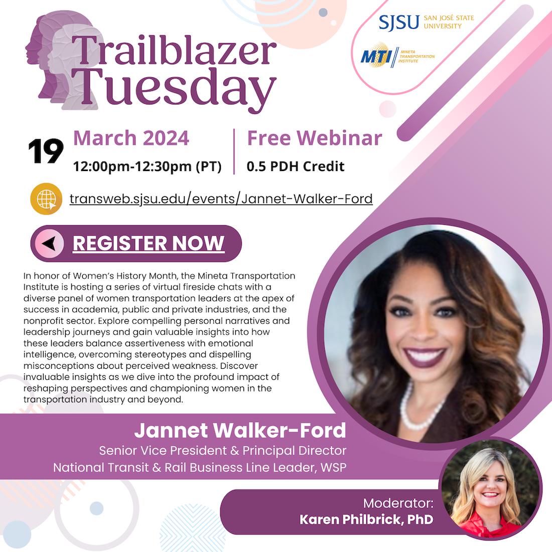 Trailblazer Tuesday with Jannet Walker-Ford
