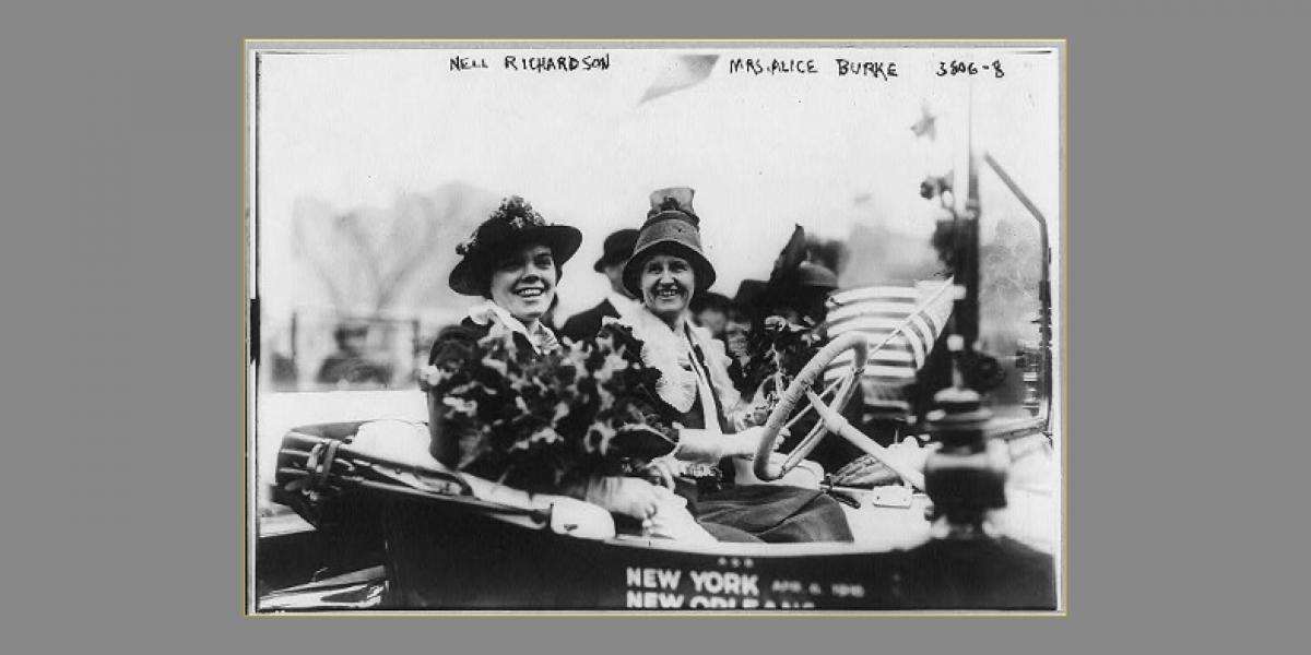 Driving Women’s Suffrage Straight to the Polls