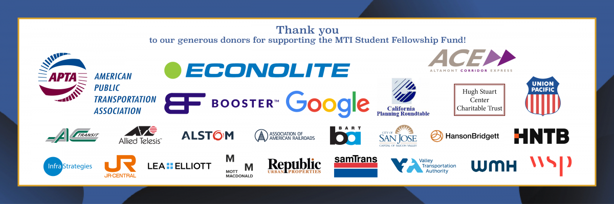 MTI Student Fellowship Fund Sponsors