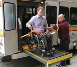 Paratransit user.