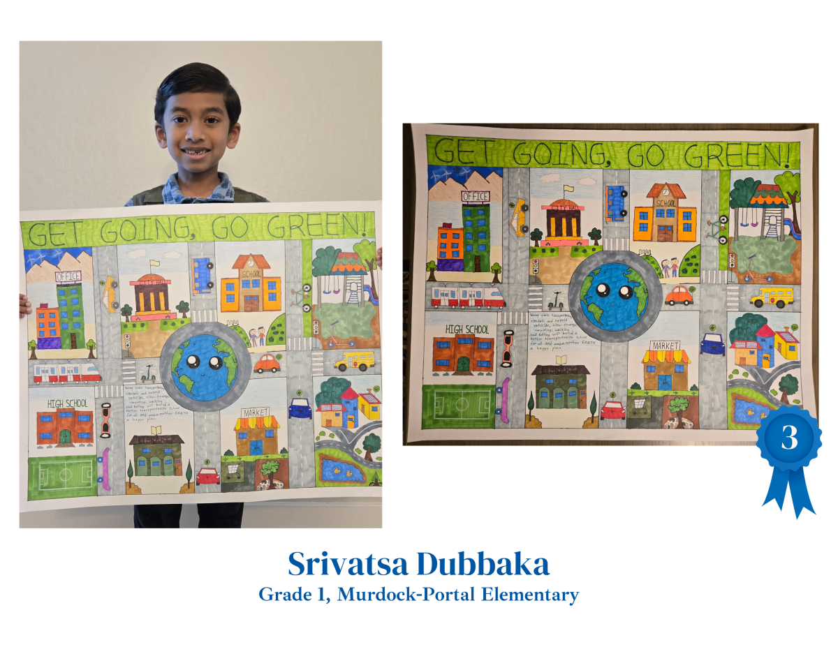 Srivatsa Dubbaka, Grade 1, Murdock-Portal Elementary