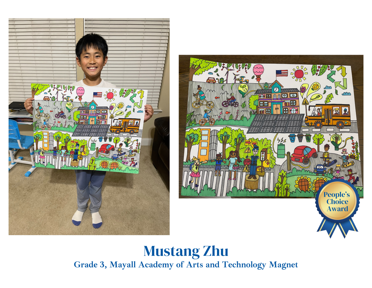 Mustang Zhu, Grade 3, Mayall Academy of Arts and Technology Magnet